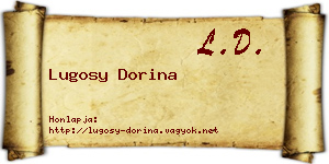 Lugosy Dorina névjegykártya